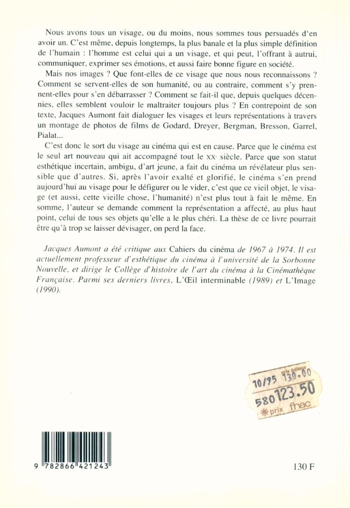 『DU VISAGE AU CINÉMA』 4