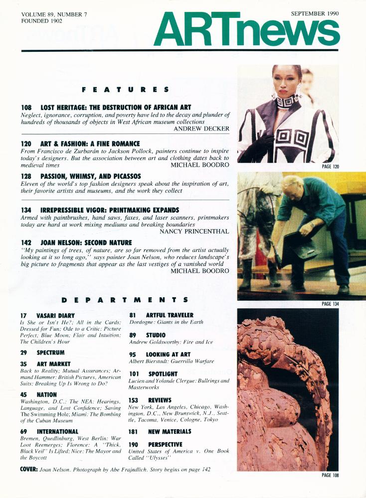 『ARTnews』 September 1990 2