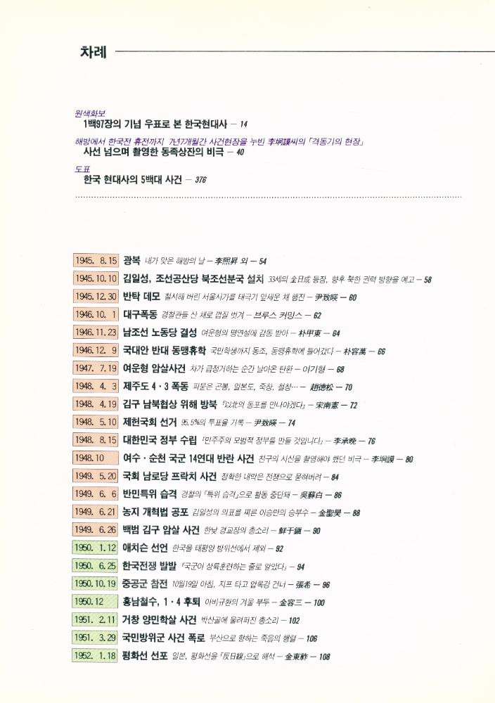 『체험기와 특종사진 : 韓國現代史 119大事件(체험기와 특종사진 : 한국현대사 119대사건)』 2