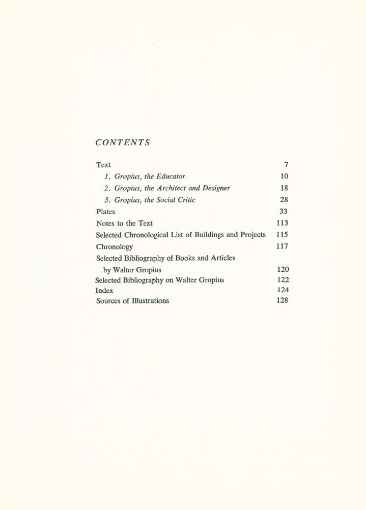 『MASTERS OF WORLD ARCHITECTURE - walter gropius』 2