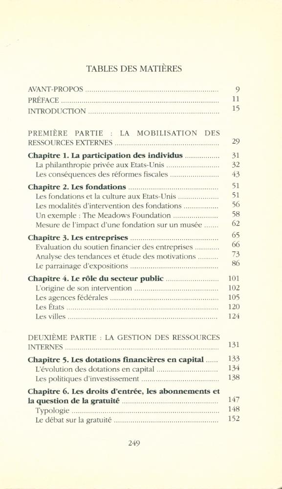 『musées et culture : le financement à l'américaine』 2