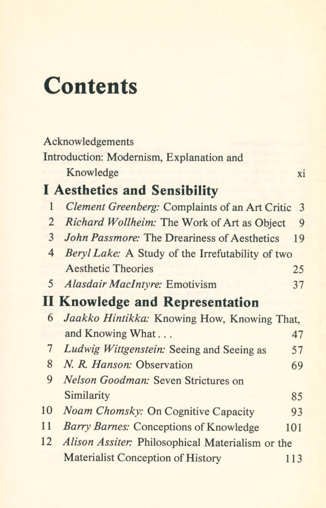 『Modernism, criticism, realism』 2