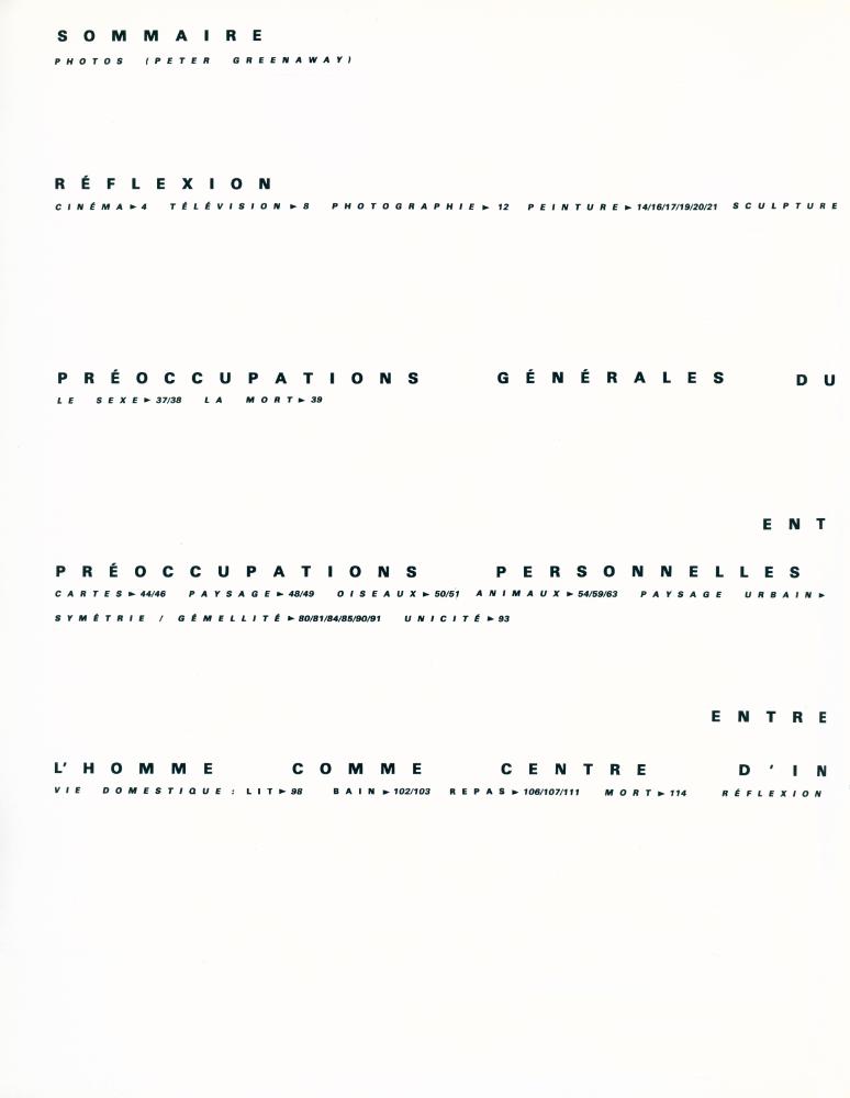 『PETER GREENAWAY』 2
