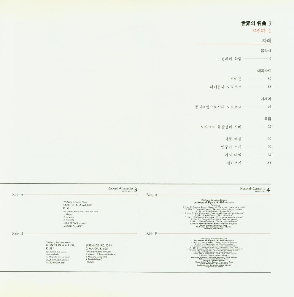 『世界의 名曲 3 - 고전파 Ⅰ(세계의 명곡 3 - 고전파 Ⅰ)』 2