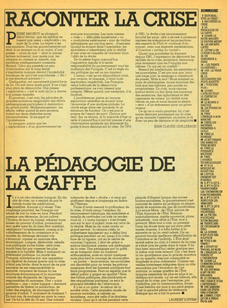 『VIVE LA CRISE! : La grande mutation des années 80, racontée par Yves Montand』  2